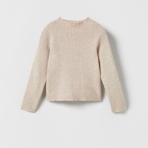 Zara mock neck knit top